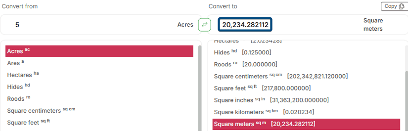 Thousand separator toggle